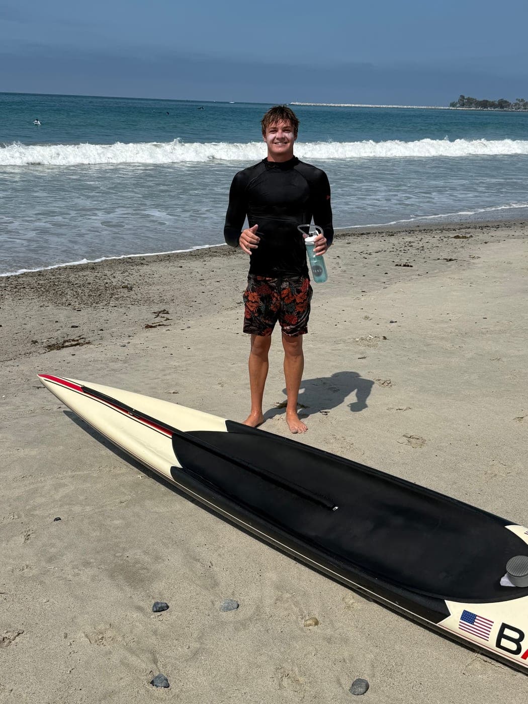 Jack O'Shaughnessy racing Paddle Laguna Beach